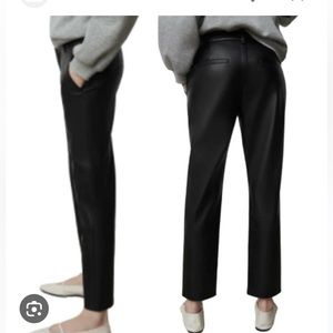 Zara faux leather pants